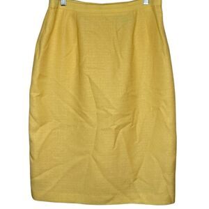 Vintage‎ Le Suit Skirt Yellow